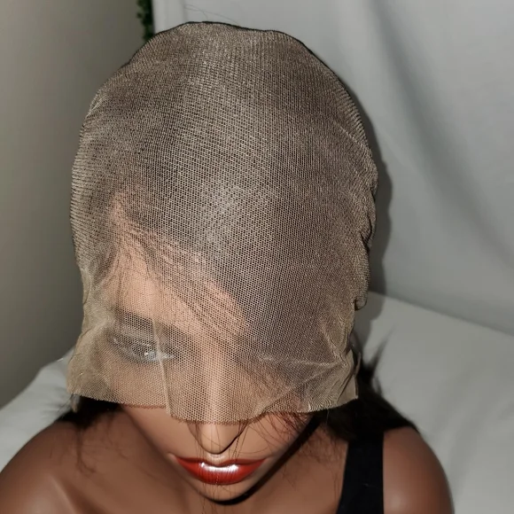 18" Raw Virgin Burmese Straight Full Lace Wig - Picture 6 of 10